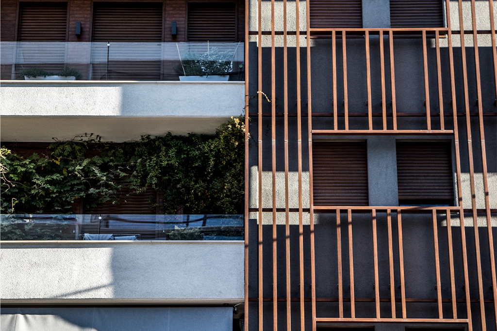 effetto legno, effetto legno su alluminio, sublimazione architettura, architettura, frangisole effetto legno, decoral