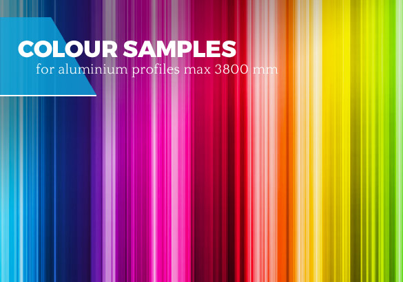 color samples, anodic oxidation colors