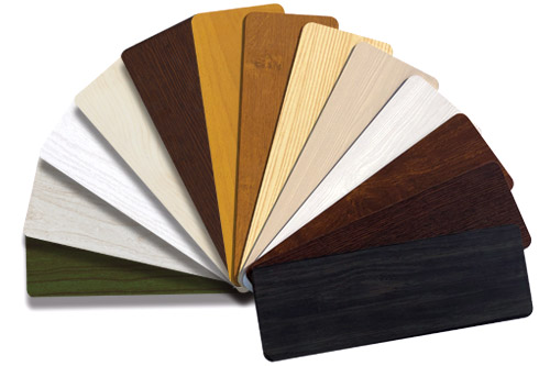 mazzetta finiture alluminio, finiture su alluminio effetto legno