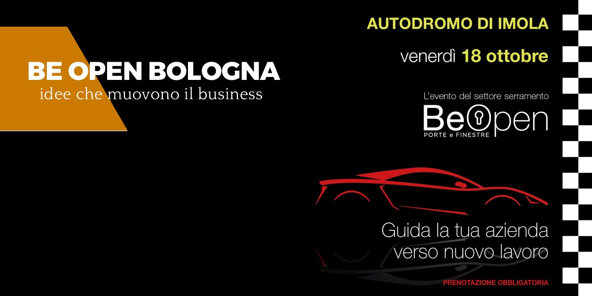 BeOpen Porte e Finestre Bologna, 18 ottobre 2019