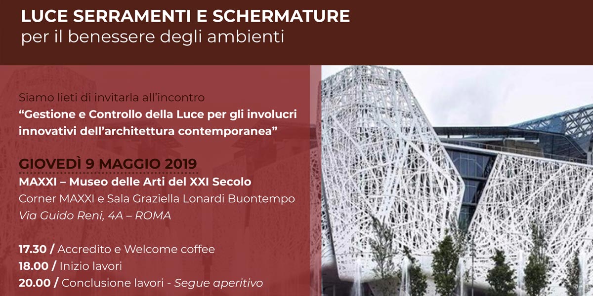 Luce, serramenti e schermature per il benessere degli ambienti