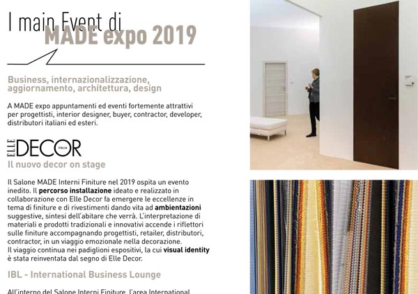 made expo, nuovi percorsi per l’interior design