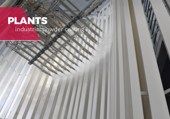 industrial powder coating, plants for powder coating