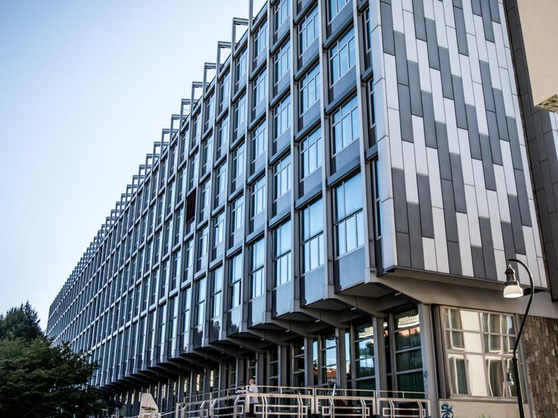 Palazzo Nuovo, università di torino, verniciatura a polvere